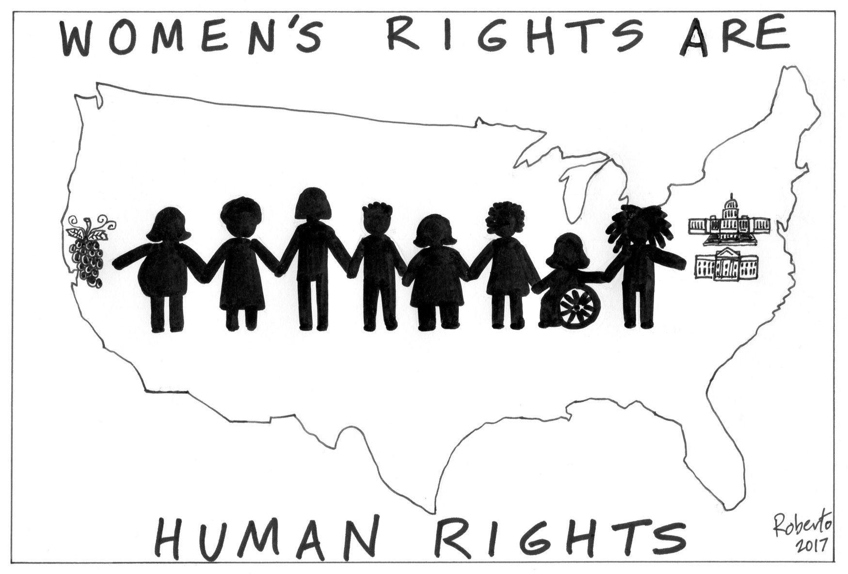 Roberto Tinoco editorial cartoon